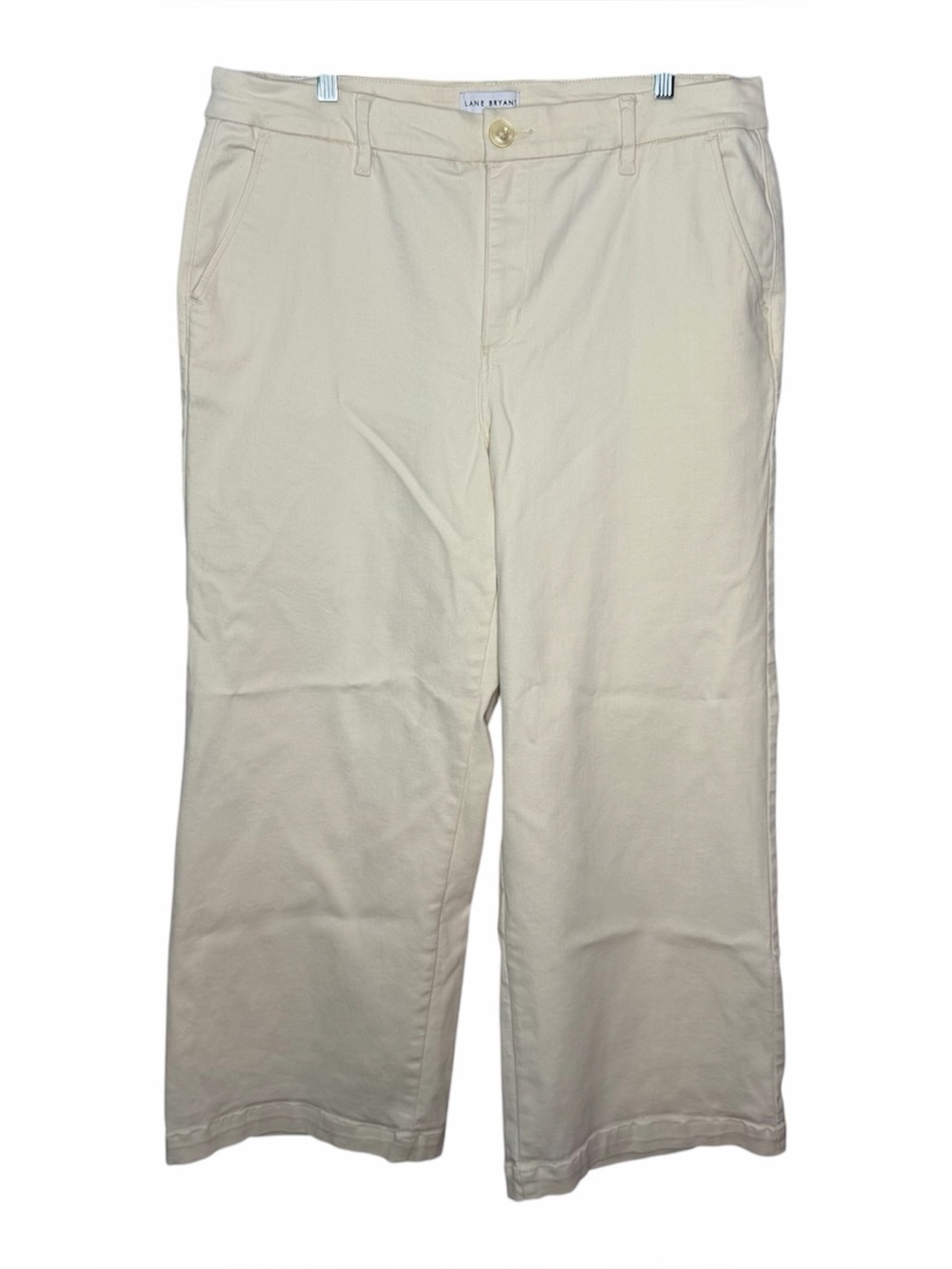 Lane Bryant Wide Leg Cream Trouser Jeans Women’s 18